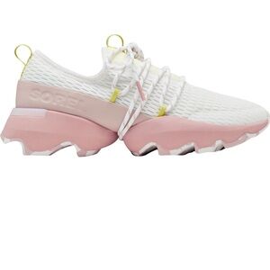 Sorel Women’s Kinetic Impact lace up shoes. Pink and White size 8.5
